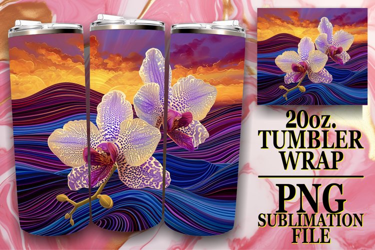 Summer Bloom Sublimation Art - Vintage Whimsy example image 1