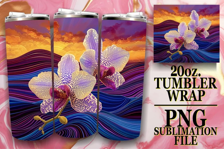 Summer Bloom Sublimation Art - Vintage Whimsy