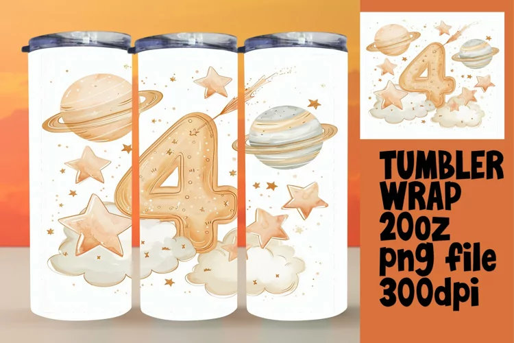Cosmic Aura: Sublimation Tumbler 20oz Art