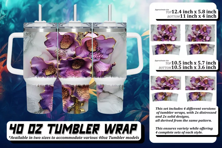 Sunny Serenade: Tumbler Wrap Summer 40oz