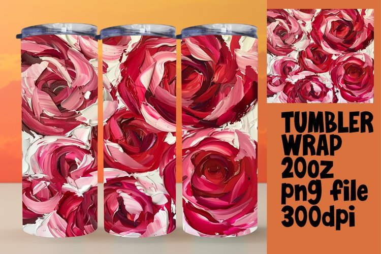 Whimsical Springtime Delights 20oz Tumbler Wrap example image 1