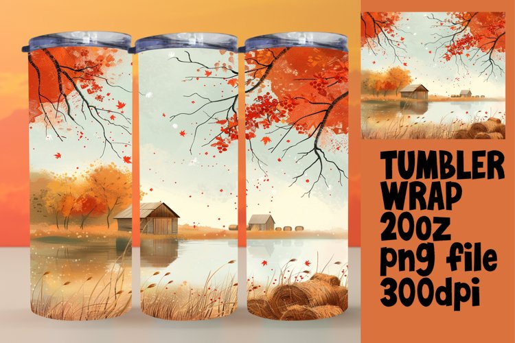 Fall Tumbler Wrap Image 16