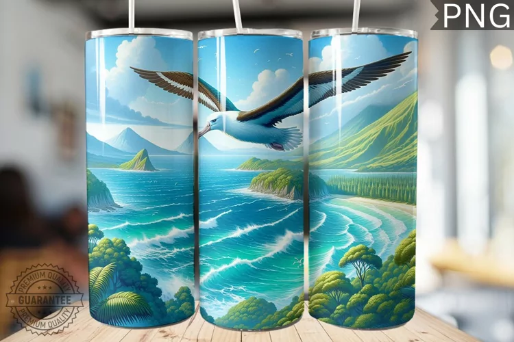 Albatross Tumbler Wrap - Albatross Tumbler Design