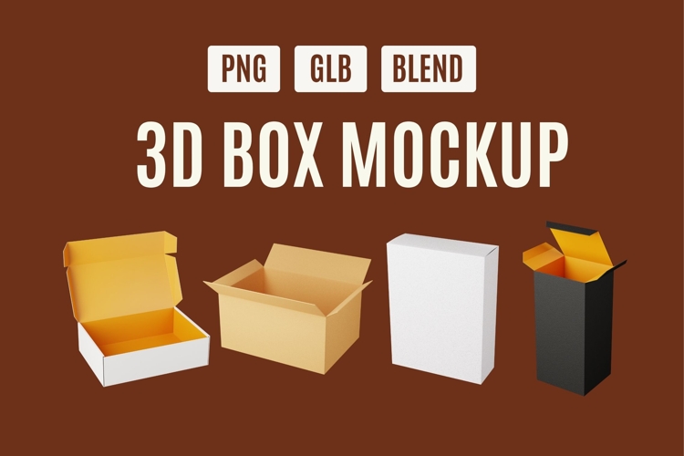 Product Box Display Set 01