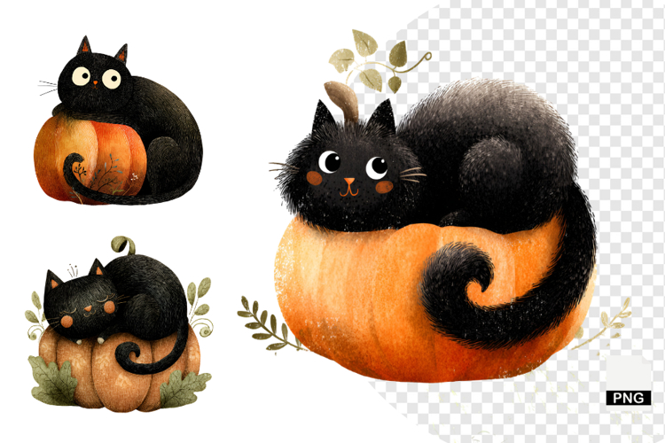 Adorable Halloween Fall Clipart