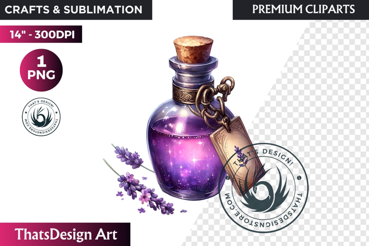 Lavender Clipart PNG, Purple flower arrangement sublimation