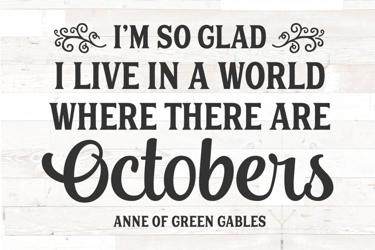 I'm so glad I live in a world where there are Octobers svg example image 1