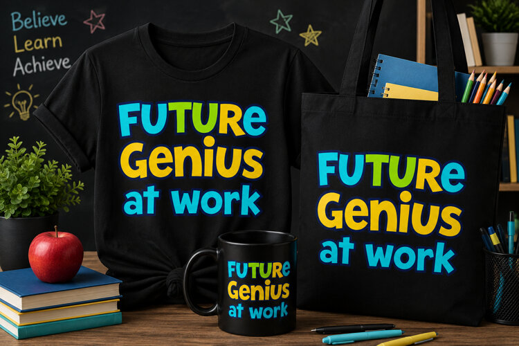 Future Genius at Work PNG | STEM Teacher Classroom Design example image 1