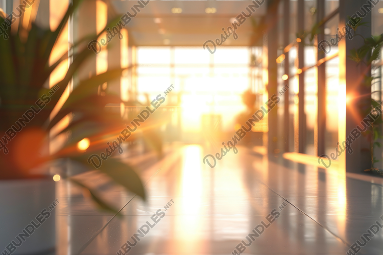Modern Office Interior Background