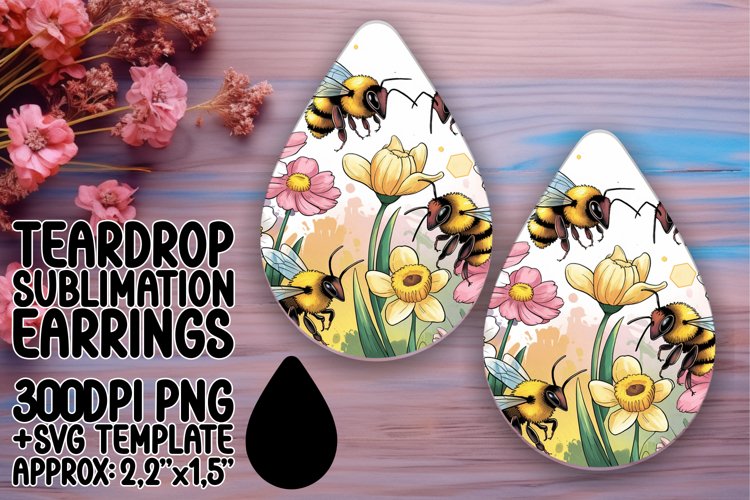 Trendy Teardrop Design for DIY Projects , Bee