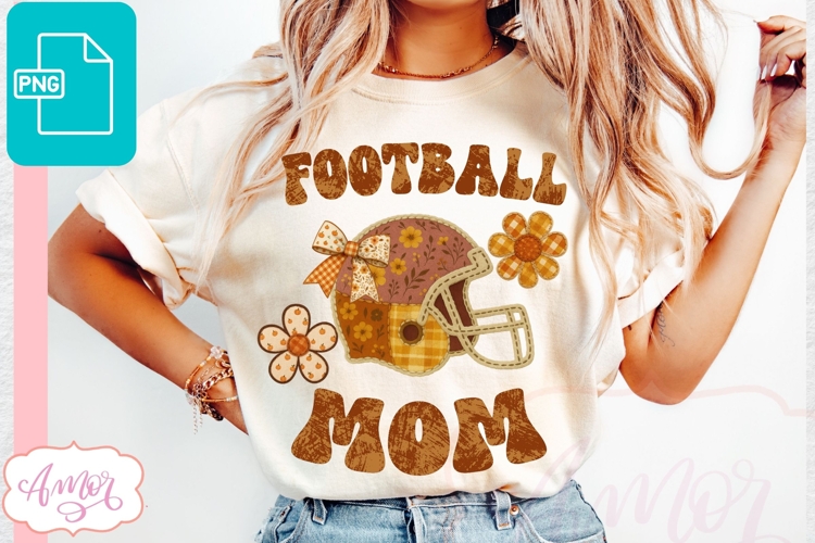 Football Mom sublimation PNG | American Football shirt PNG