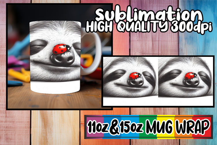 Bright horizons 11oz 15oz sublimation wrap, Cute Animals