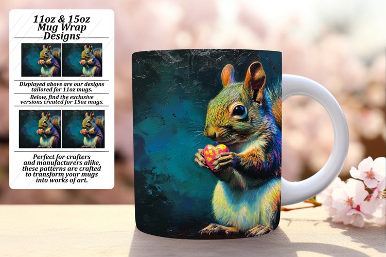 Spring Pop Art Mug Decor - Cheerful Animal Prints example image 1