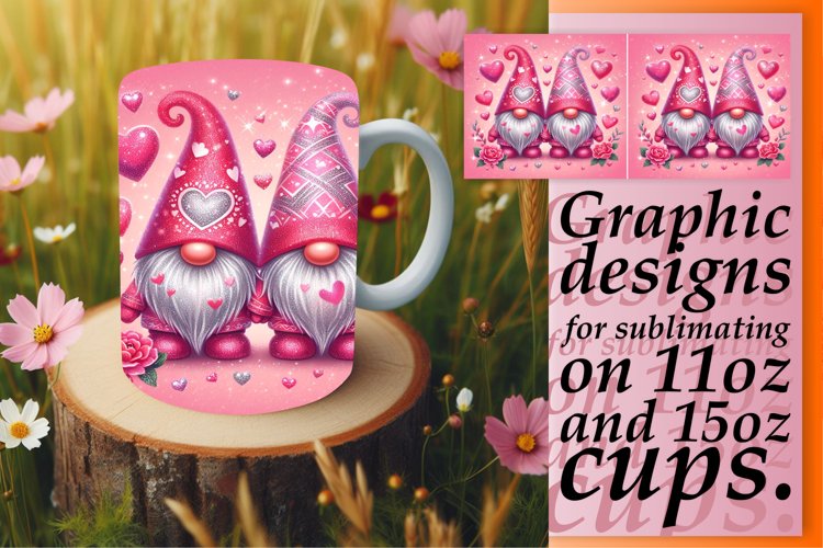 Sweet Gnome Mug Art for Sale example image 1