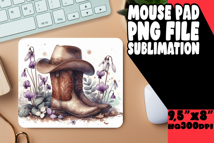 LUMINOUS MOUSE PAD CREATIVE DESIGN, Western