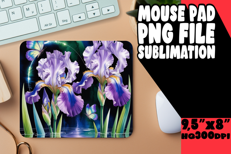 Cozy Mouse Mat Design Magic, Flowers