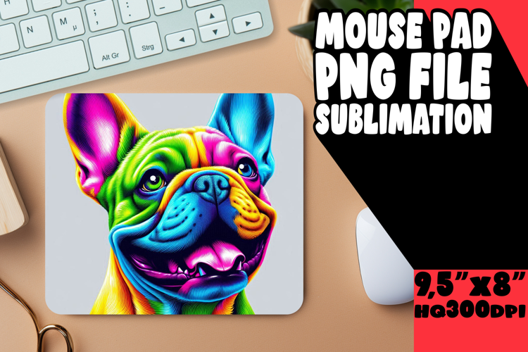 BLISSFUL desk MAT Playful Design, Dog