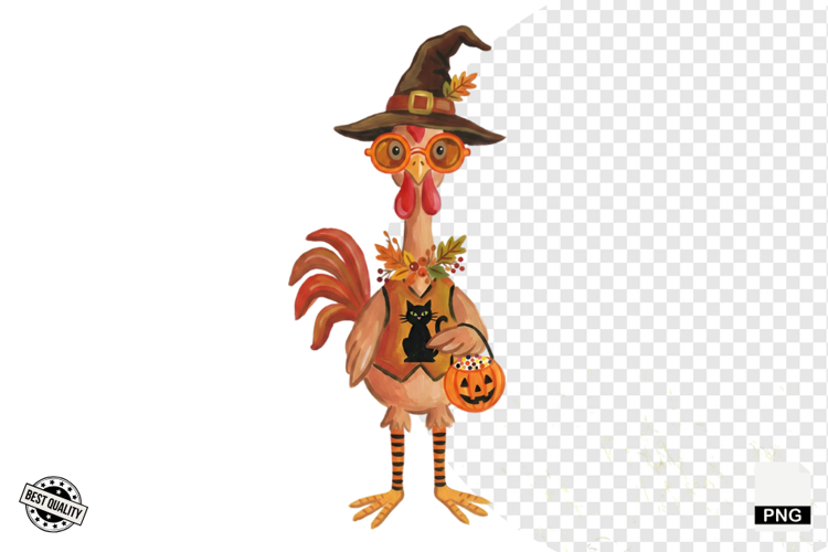 Halloween Chicken Clipart