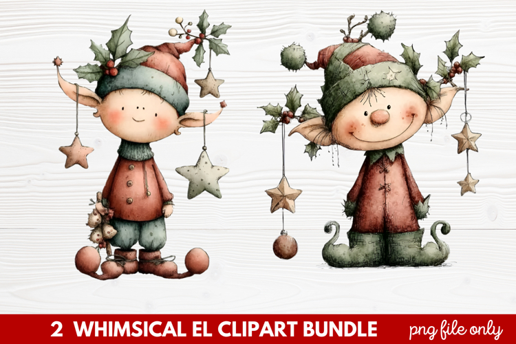 Cute Elf Clipart Image 24