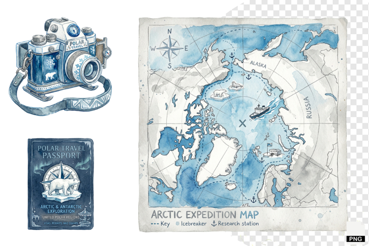 Arctic Voyage Clipart