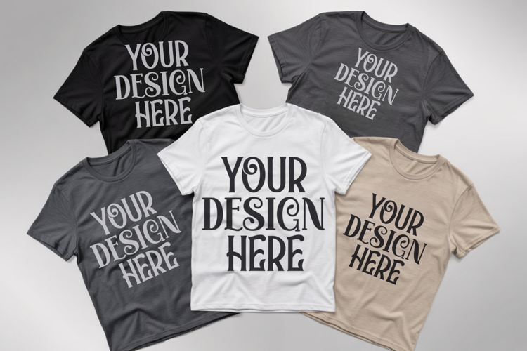 Christmas Family Matching Group Flat Lay Mockup