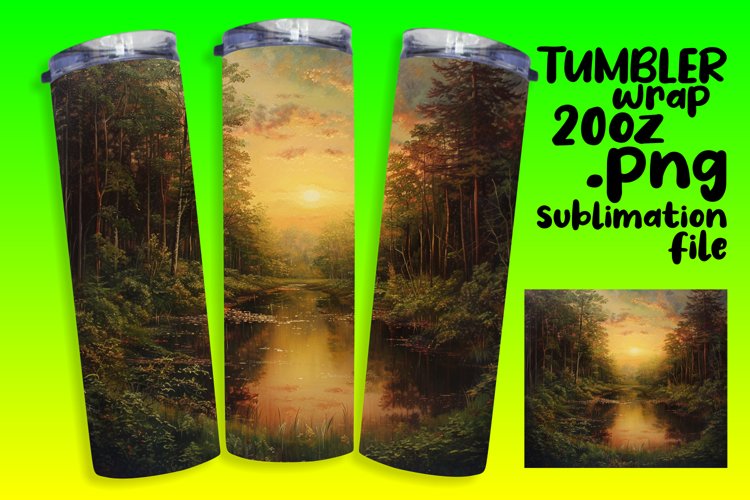 Aurora Borealis Tumbler Design 20oz