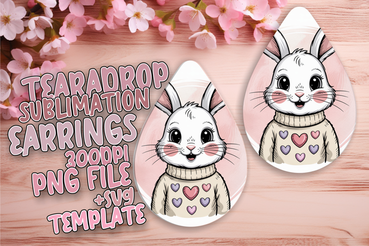 Fresh Teardrop Earrings Artwork PNG , Valenines Animals
