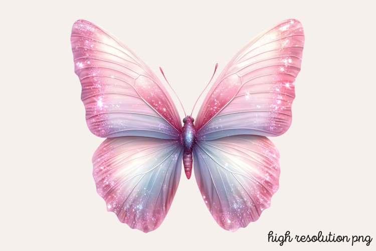 Pink Butterfly Clipart Image 15