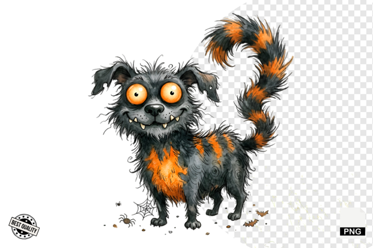 Quirky Zombie Dogs Clipart