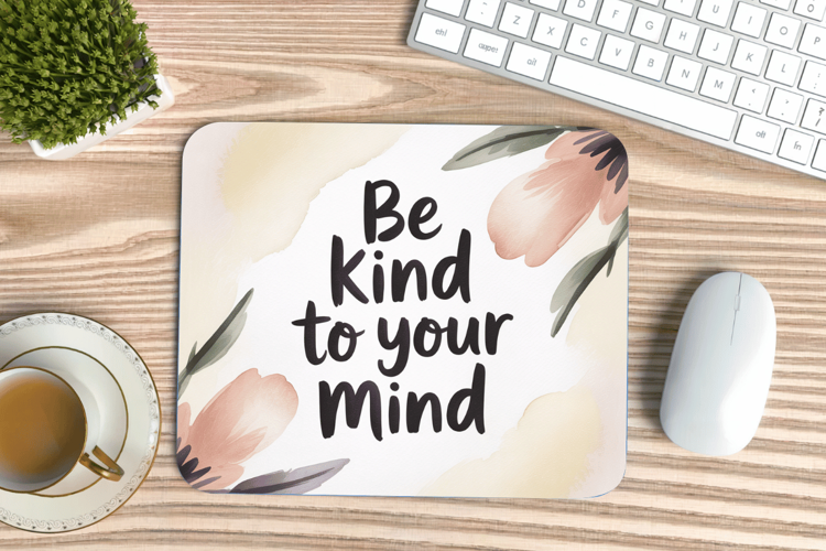 Inspirational Quotes Mouse Pad, Motivational PNG Sublimation