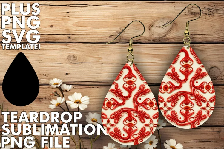 Embroidered Patterns for Teardrops
