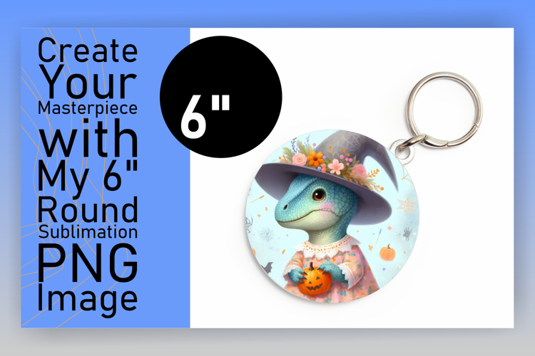 Sophisticated Circle PNG Car Coaster , Halloween Dino
