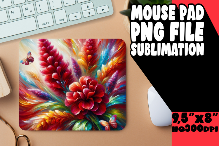 Bright DESK MAT Fun Ideas, Flowers
