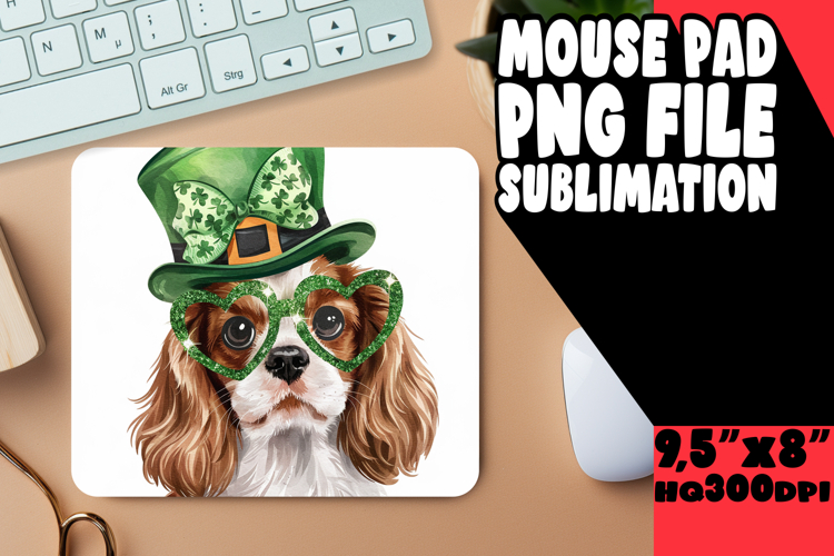 WHIMSICAL mouse mat Gift Magic, St Patrick