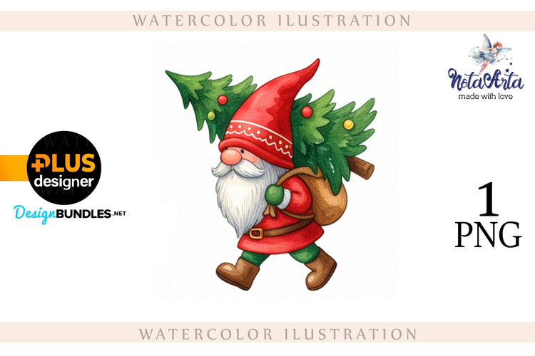 Christmas Gnome Santa