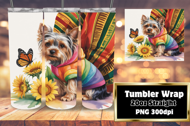 Personal Touch: 20oz Tumbler Design , Cute Dog