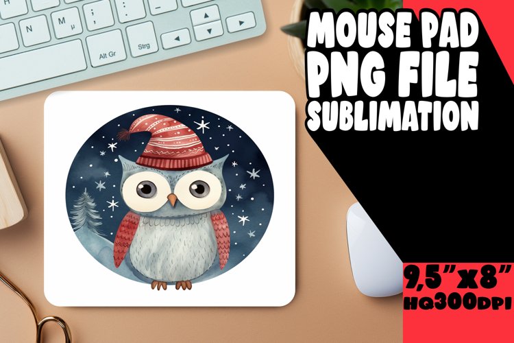 Boho Holiday Mouse Pad Festive Magic example image 1