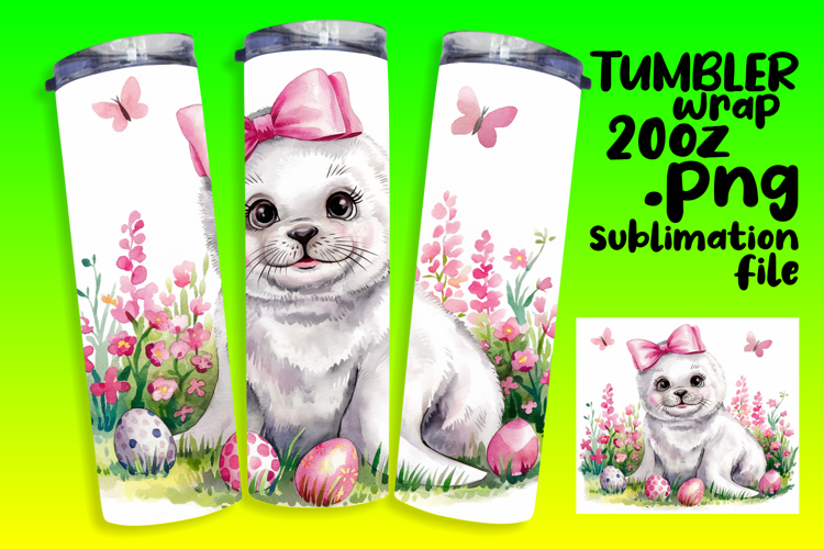 Unique Tumbler Sublimation Design , Cute Easter