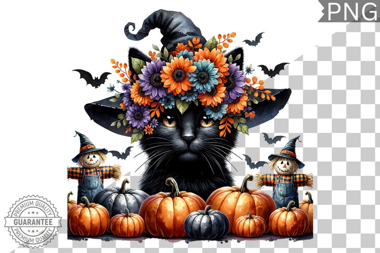 Halloween Cat Clipart Image 22