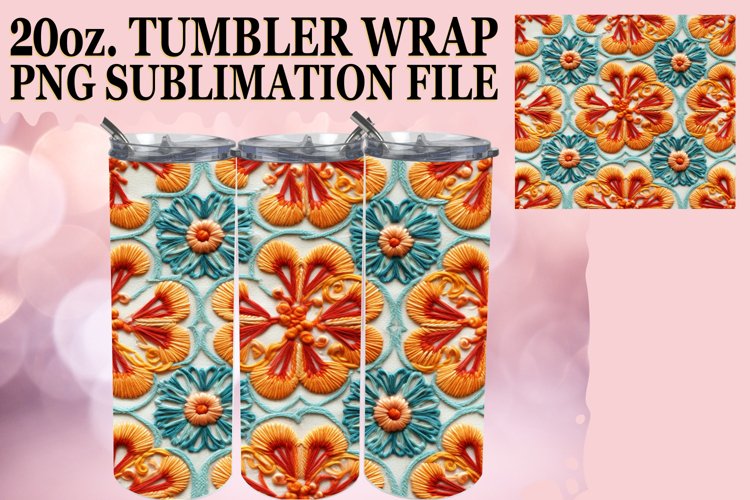 Playful 20oz Tumbler Wrap example image 1