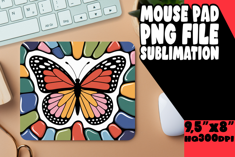 VIBRANT desk PAD Gift Ideas, Butterfly