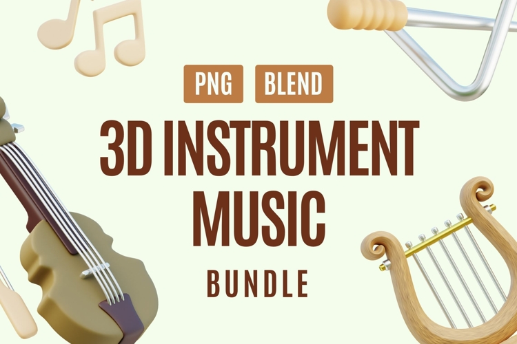 Rhythmic 3D Instrument Collection
