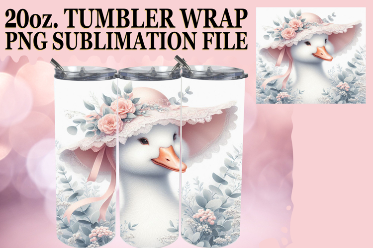Vibrant Journeys 20oz tumbler wrap, Goose