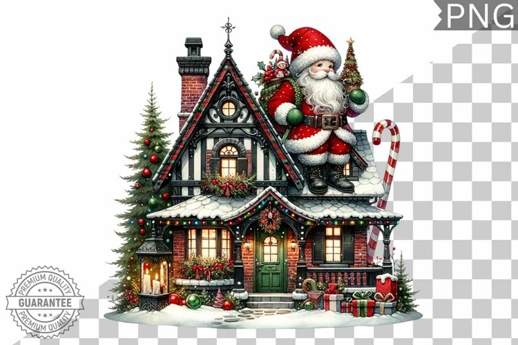 Santa Christmas Clipart Image 17