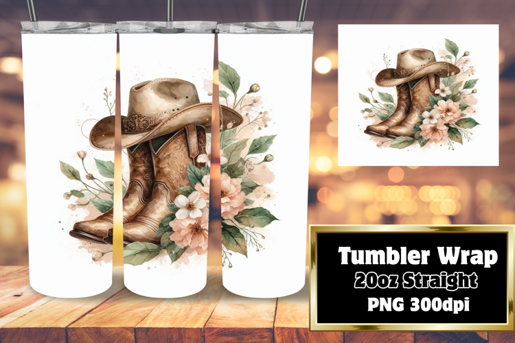 EYE-CATCHING 20oz Tumbler Design , Western