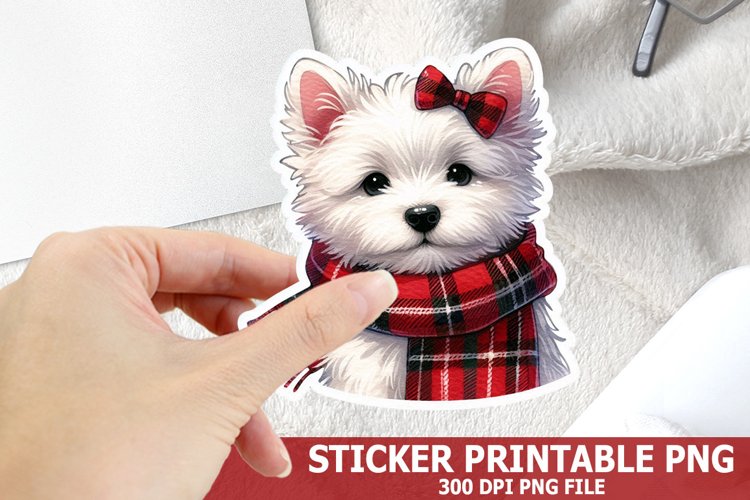 Christmas Dog Clipart Image 20