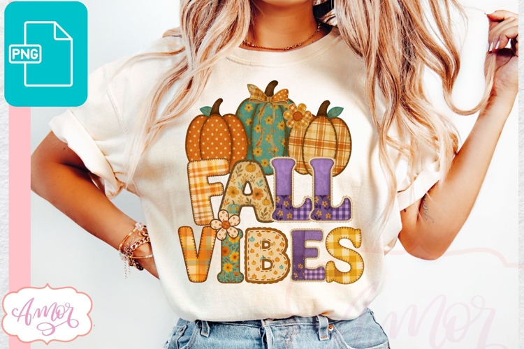 Fall vibes sublimation PNG | Fall Pumpkin PNG design