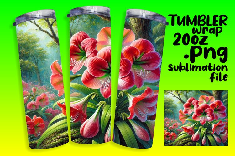 Amazing 20oz Tumbler Wrap Download , Flower