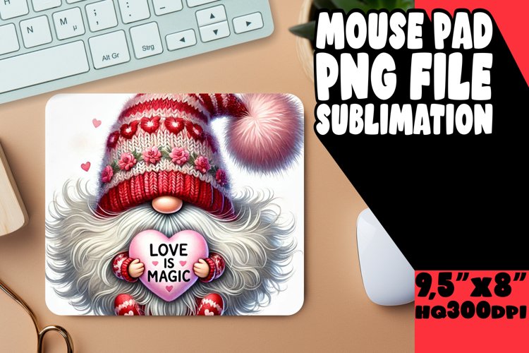 Bright DESK MAT Fun Ideas, Gnomes example image 1