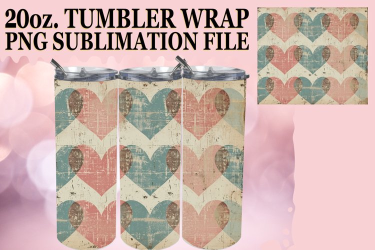Love-Stamped Sublimation Tumbler Wrap
